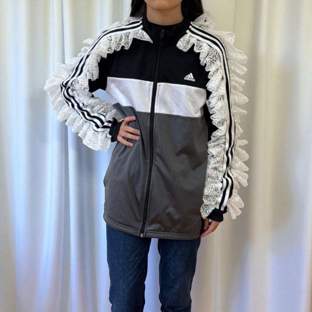#7 Veste de sur-vêtement Adidas froufrous