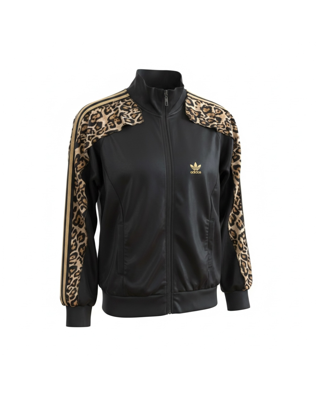 #95 Veste de sur-vêtement froufrous léopard