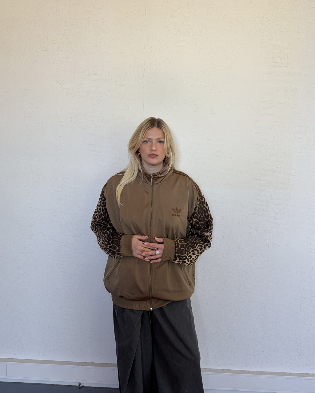#85 Veste adidas cheetah print