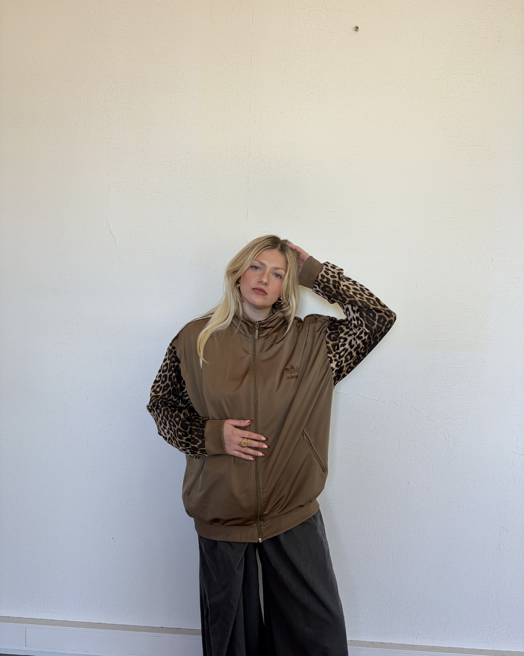 #85 Veste adidas cheetah print