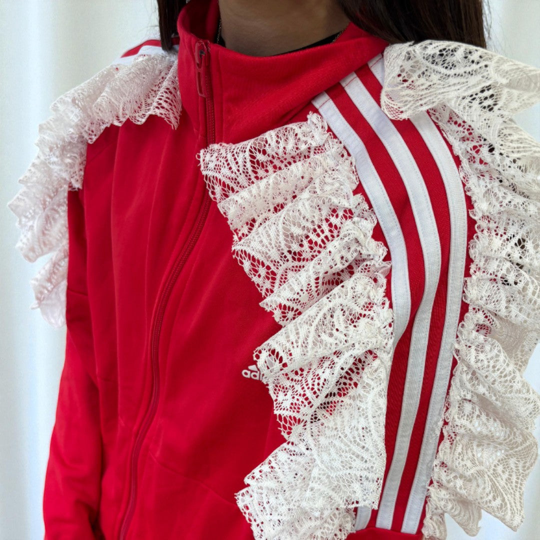 #10 Veste de sur-vêtement Adidas froufrous