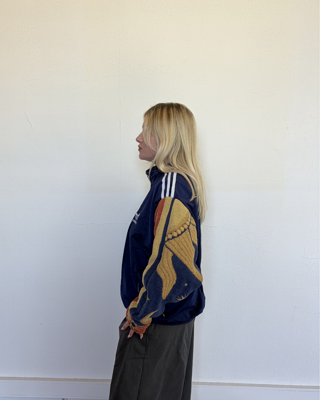 #100 Veste de sur-vêtement manches plaid