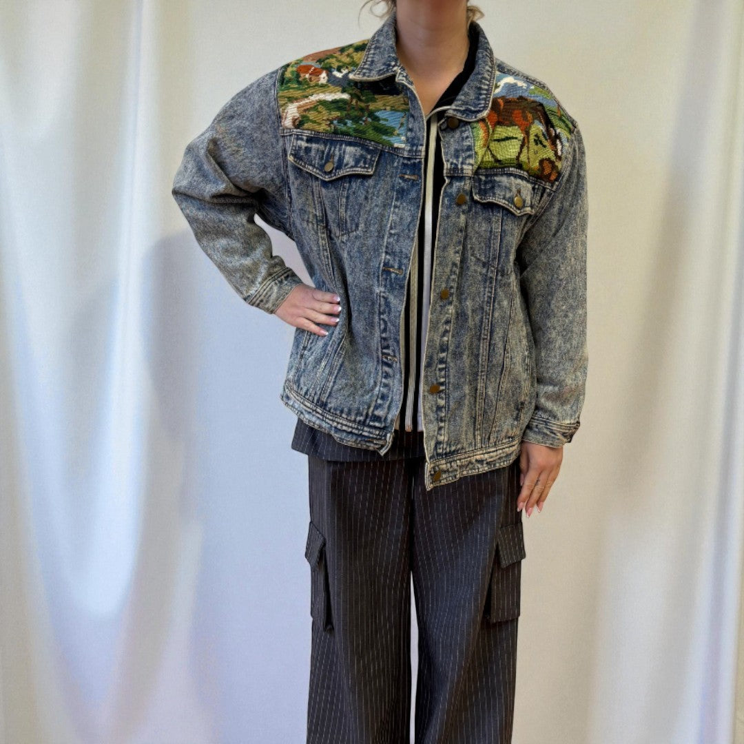 #70 Veste en jean canevas