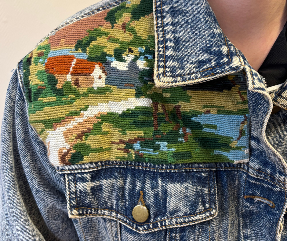 #70 Veste en jean canevas