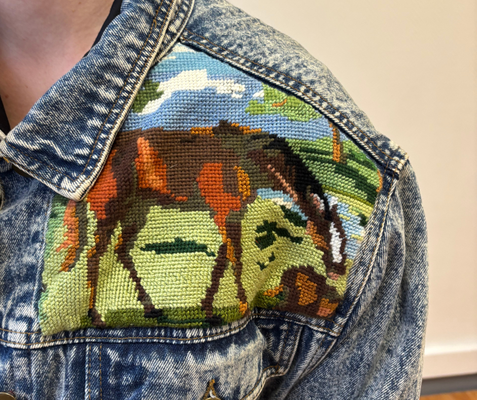 #70 Veste en jean canevas