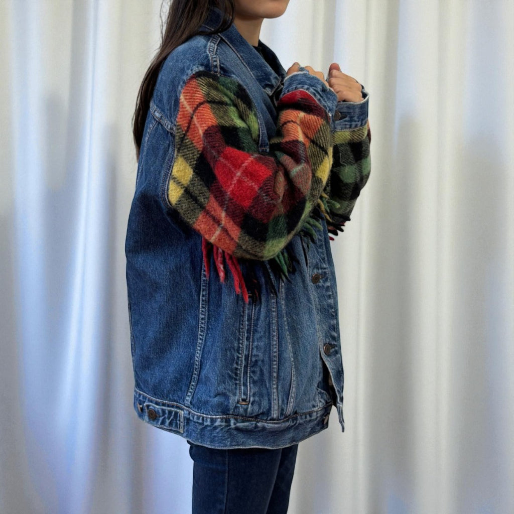#30 Veste en jean avec manches couverture