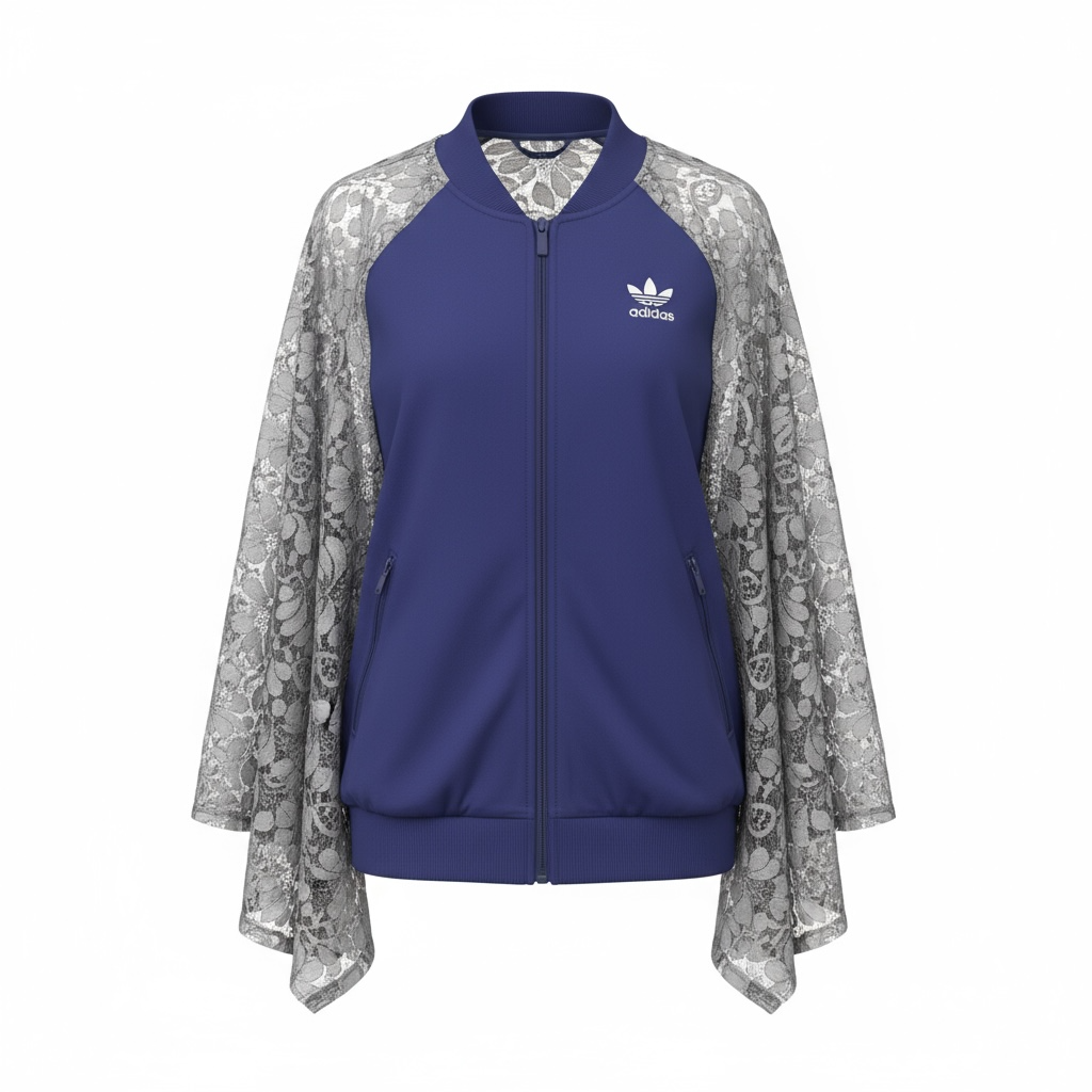 #5 Veste de sur-vêtement Adidas à manches bouffantes