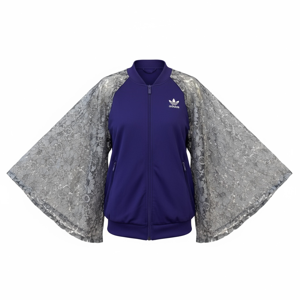 #5 Veste de sur-vêtement Adidas à manches bouffantes
