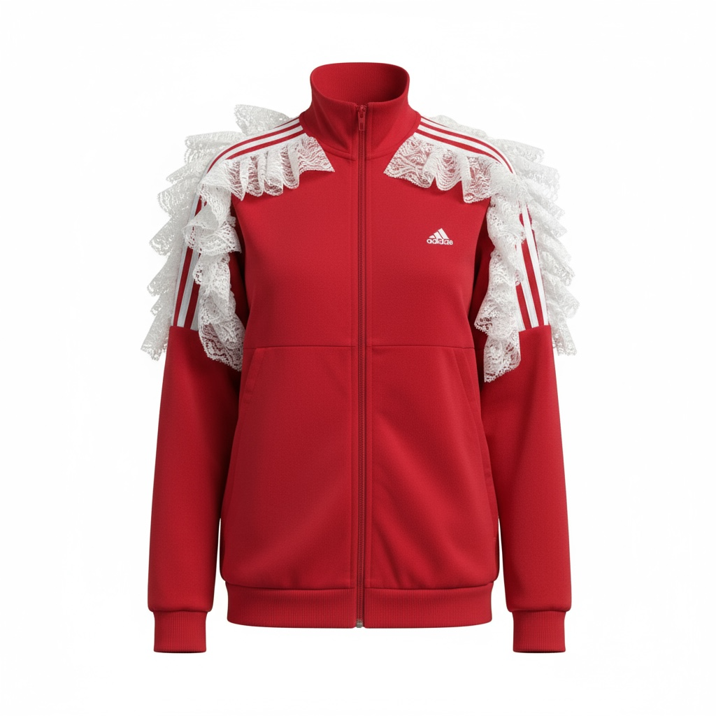 #10 Veste de sur-vêtement Adidas froufrous
