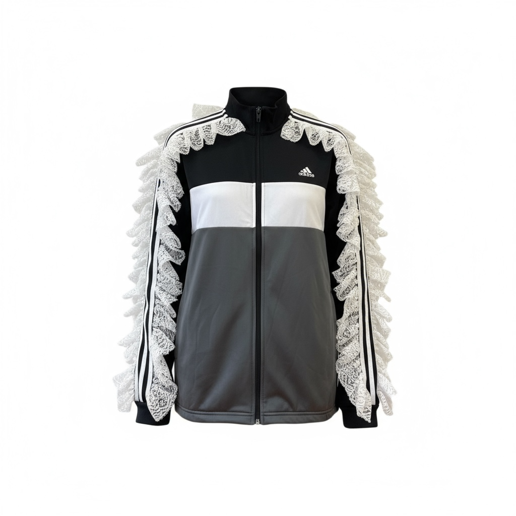 #7 Veste de sur-vêtement Adidas froufrous