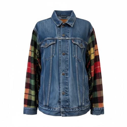 #30 Veste en jean avec manches couverture
