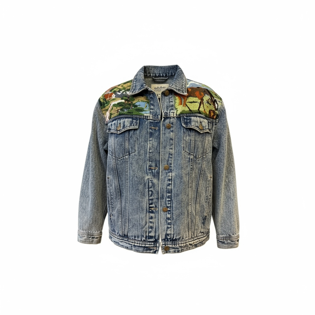 #70 Veste en jean canevas