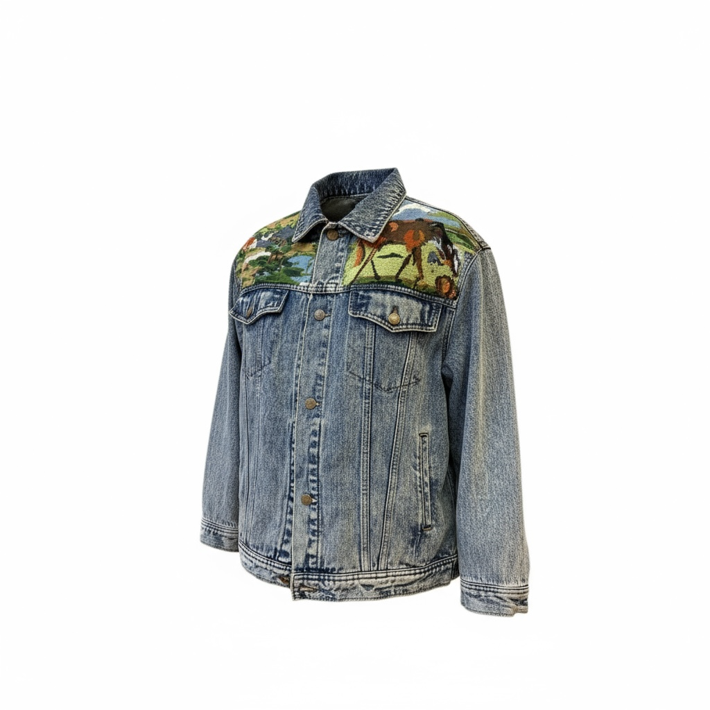 #70 Veste en jean canevas