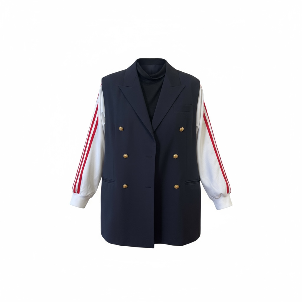 #59 Veste blazer avec manches Adidas