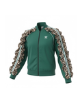#83 Veste de sur-vêtement froufrous léopard